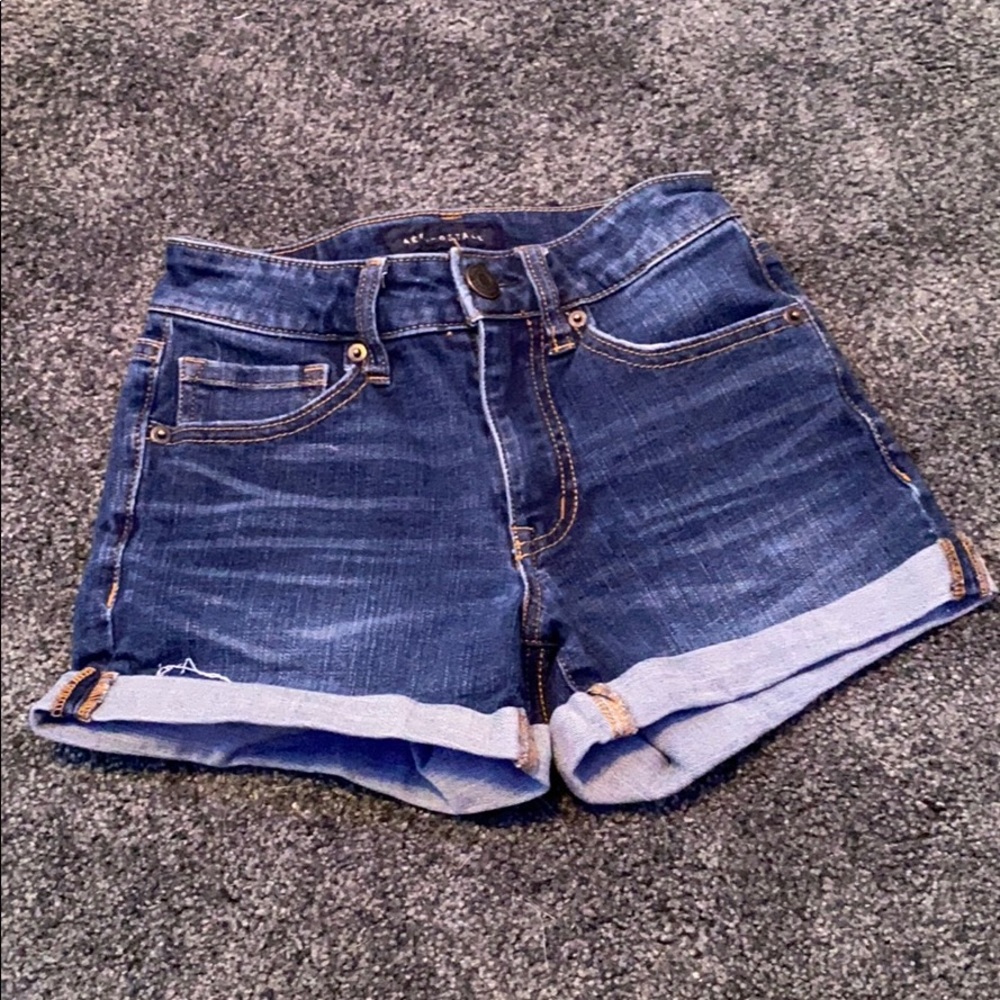 Denim shorts